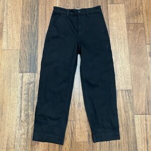 Everlane Cropped Straight Short jeans Pants Black Size 0
